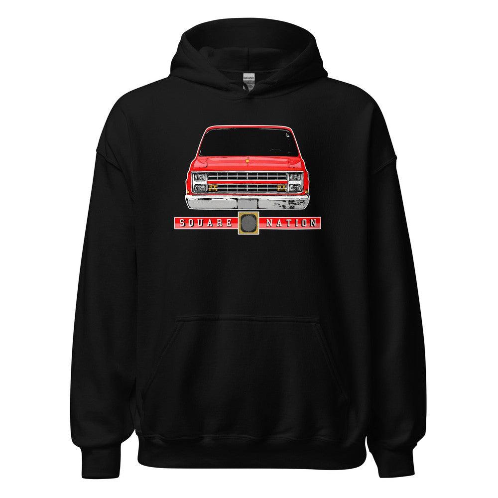 Square Nation C10 Hoodie Squarebody Sweatshirt in black