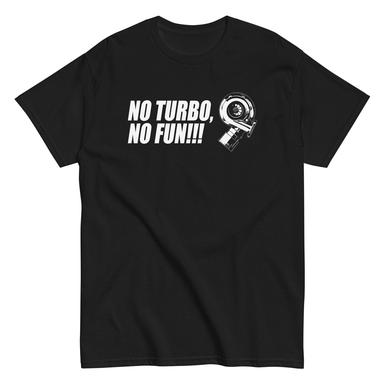 turbo car enthusiasts t-shirt in black