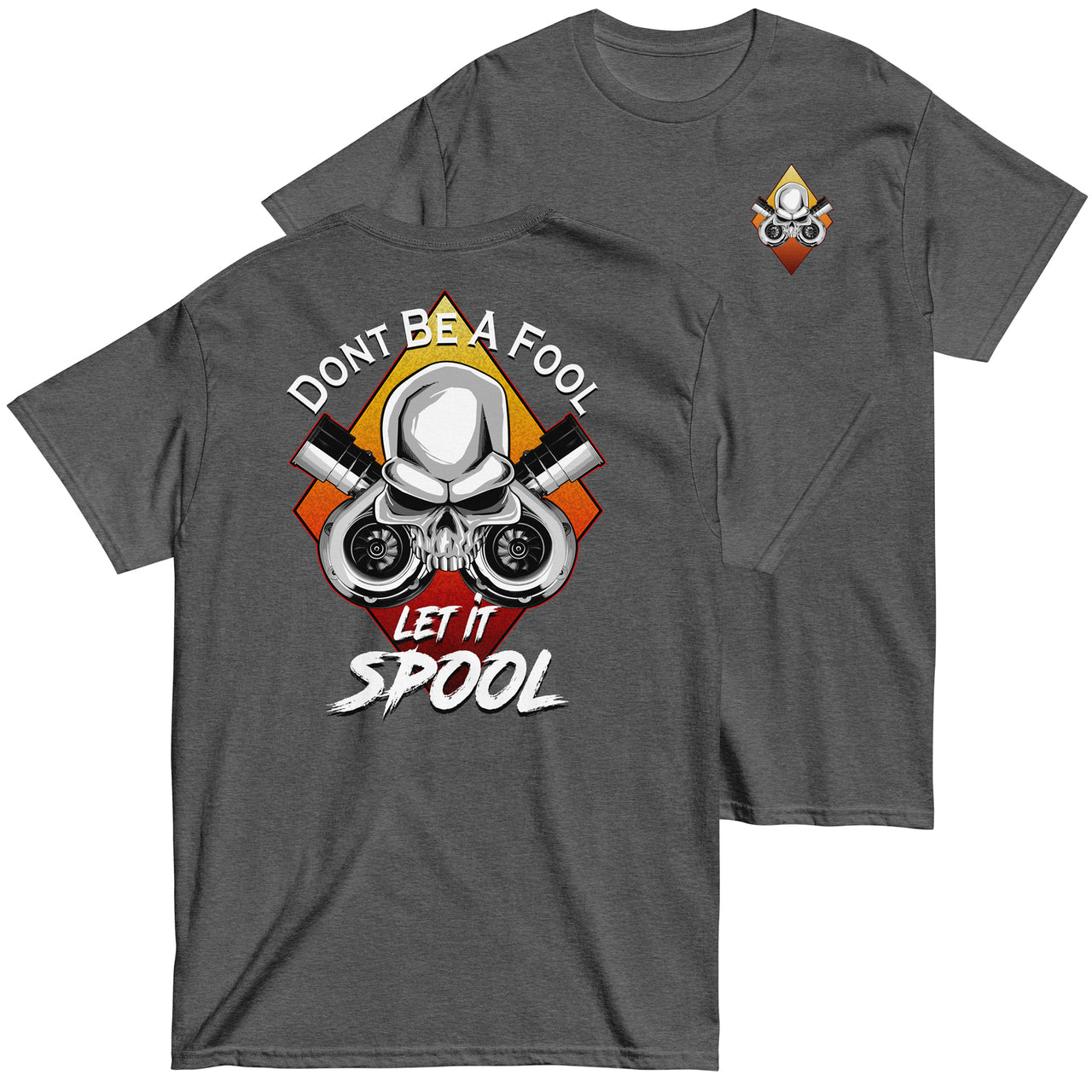 Dont Be A Fool - Spool Turbo T-Shirt in grey