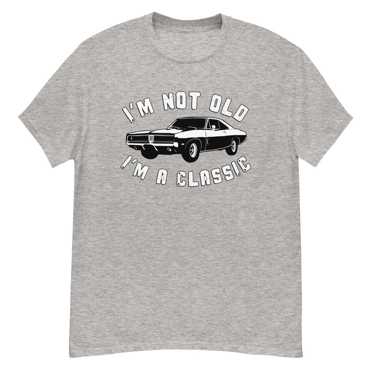 Im Not Old Im A Classic 69 Charger TShirt in sport gray