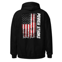 Thumbnail for Powerstroke Hoodie Power Stroke Sweatshirt With American Flag