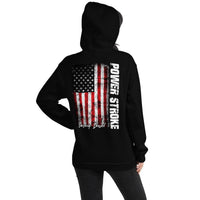 Thumbnail for Powerstroke Hoodie Power Stroke Sweatshirt With American Flag