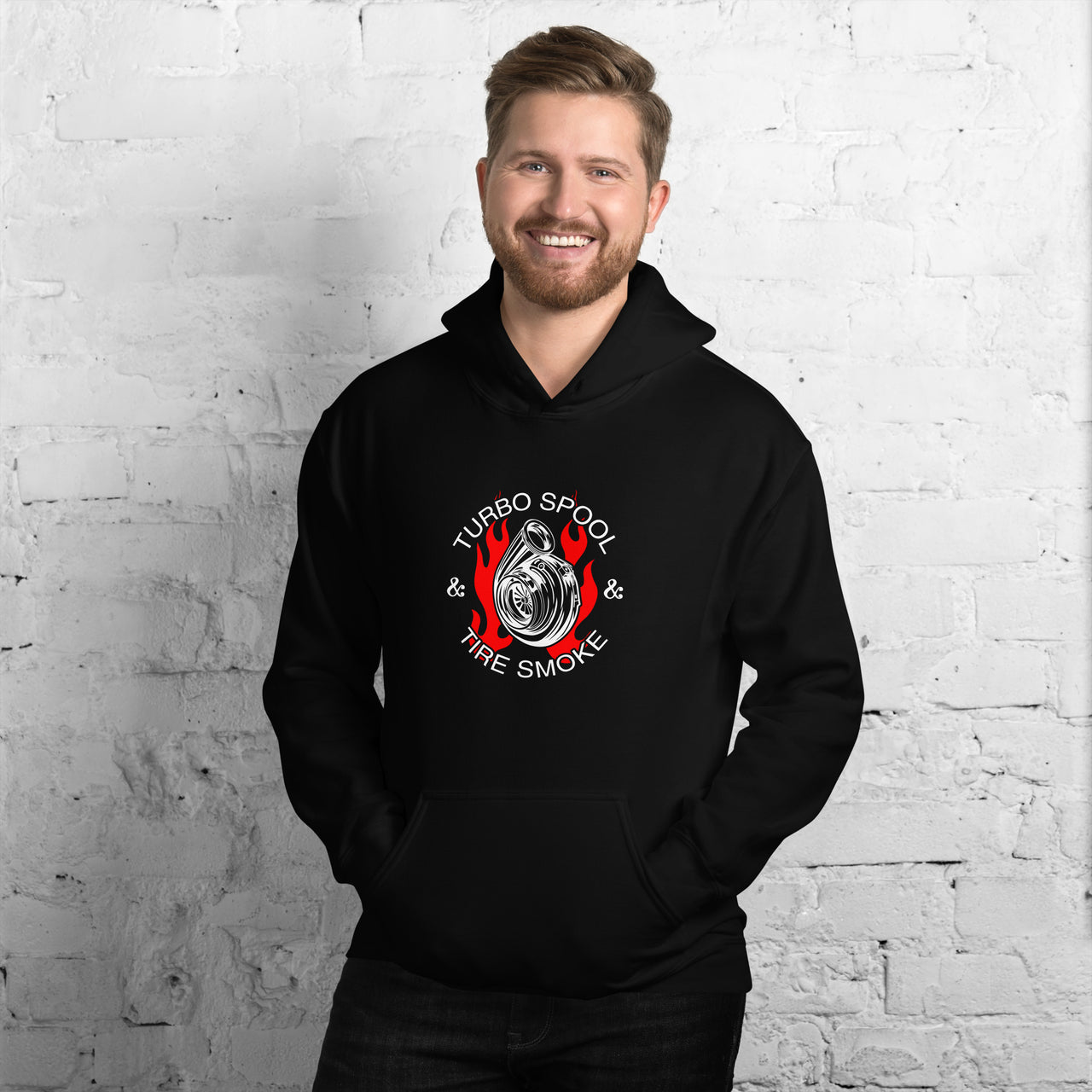 Turbo Spool And Tire Smoke Hoodie