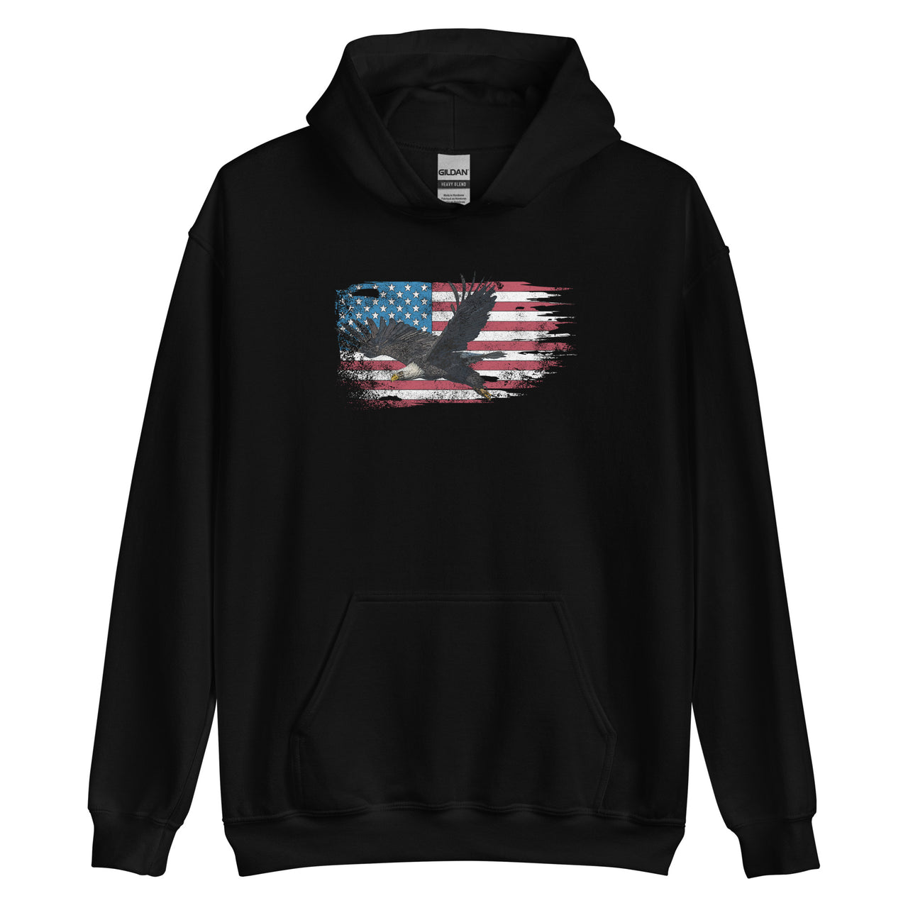 American Flag Bald Eagle Unisex Hoodie