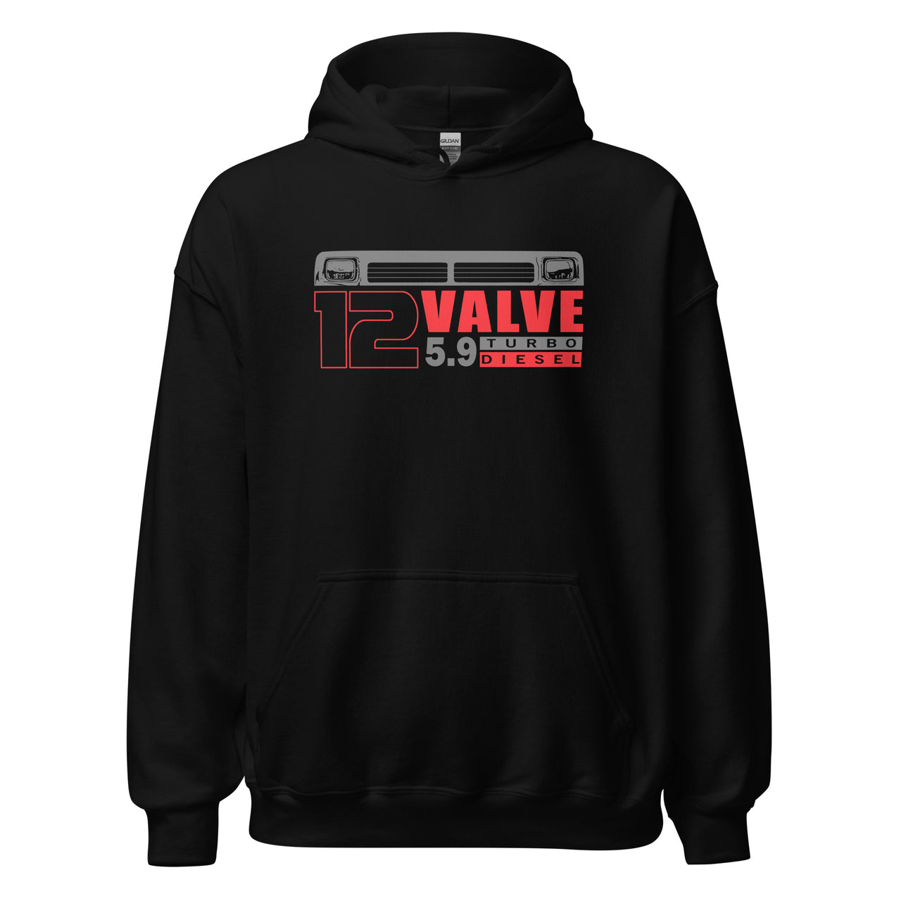 1st Gen 12 Valve Turbo Diesel Hoodie in black