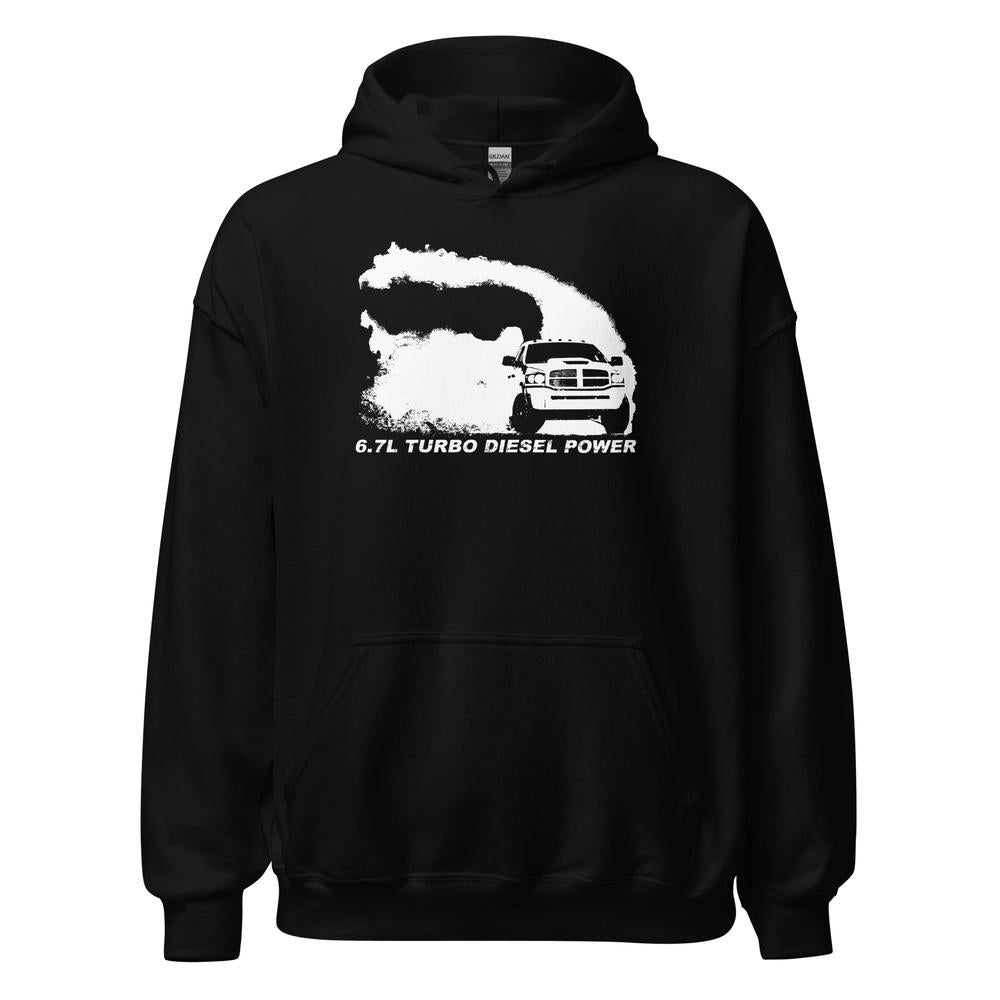 6.7l Diesel 3rd Gen Hoodie in black