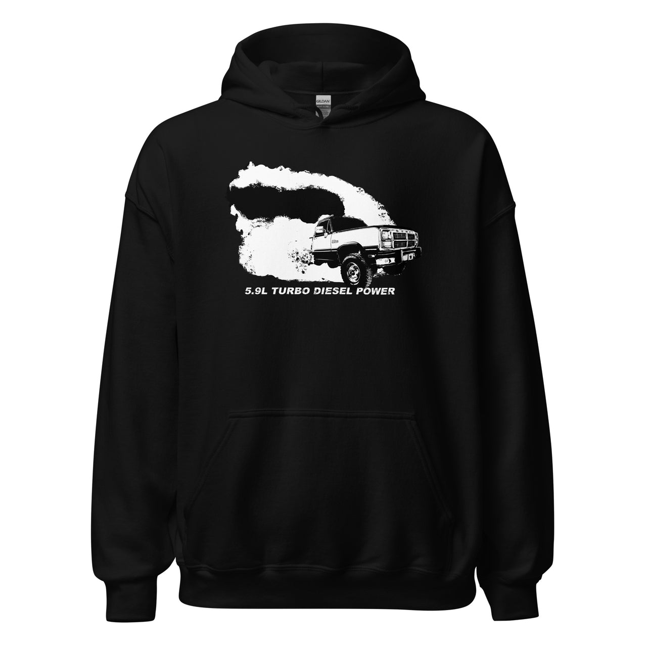 1st Gen Truck Hoodie Diesel Burnout Rolling Coal Sweatshirt