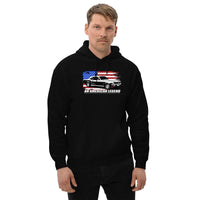 Thumbnail for 67 Fastback Hoodie Sweatshirt modeled in Black