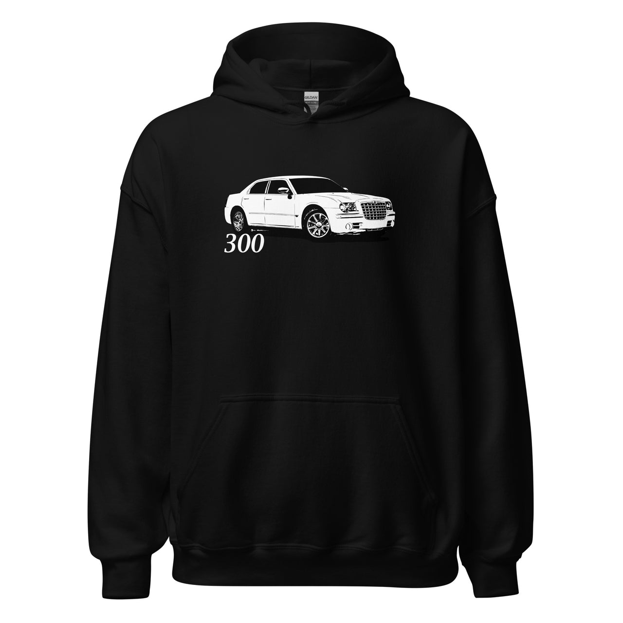 Early Chrysler 300 Hoodie in black