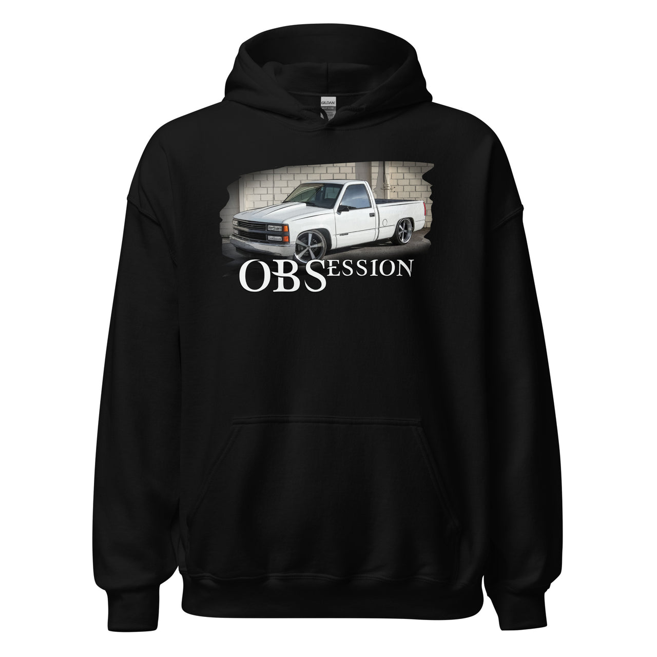 OBS Truck Hoodie Lowered C1500 in b;ack