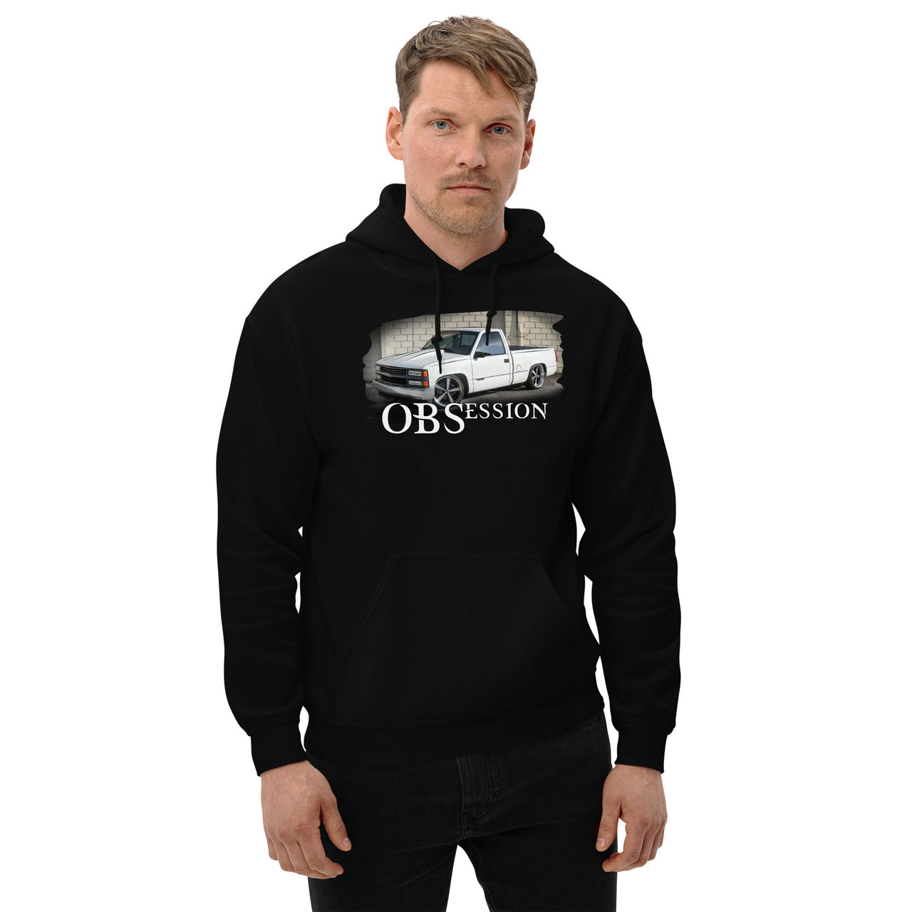 OBS Truck Hoodie Lowered C1500 modeled in black