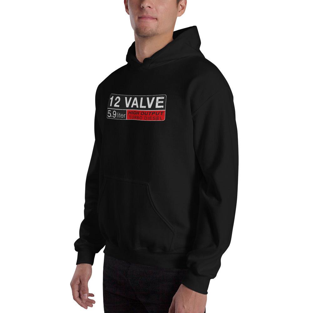 12v diesel 1st gen ram / second gen ram hoodie in black