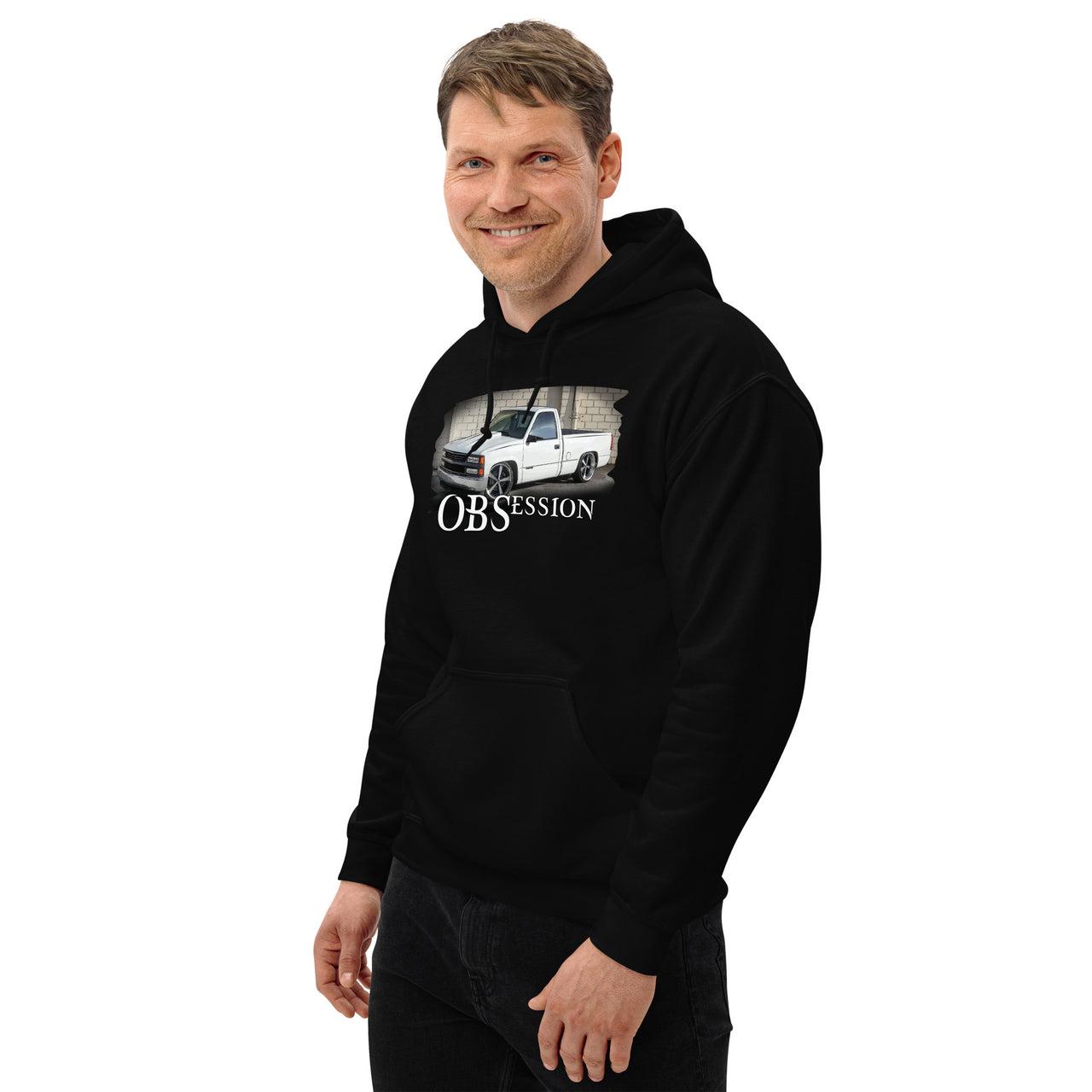 OBS Truck Hoodie Lowered C1500 modeled in black