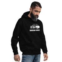 Thumbnail for man modeling 1964 Chevelle Hoodie in black