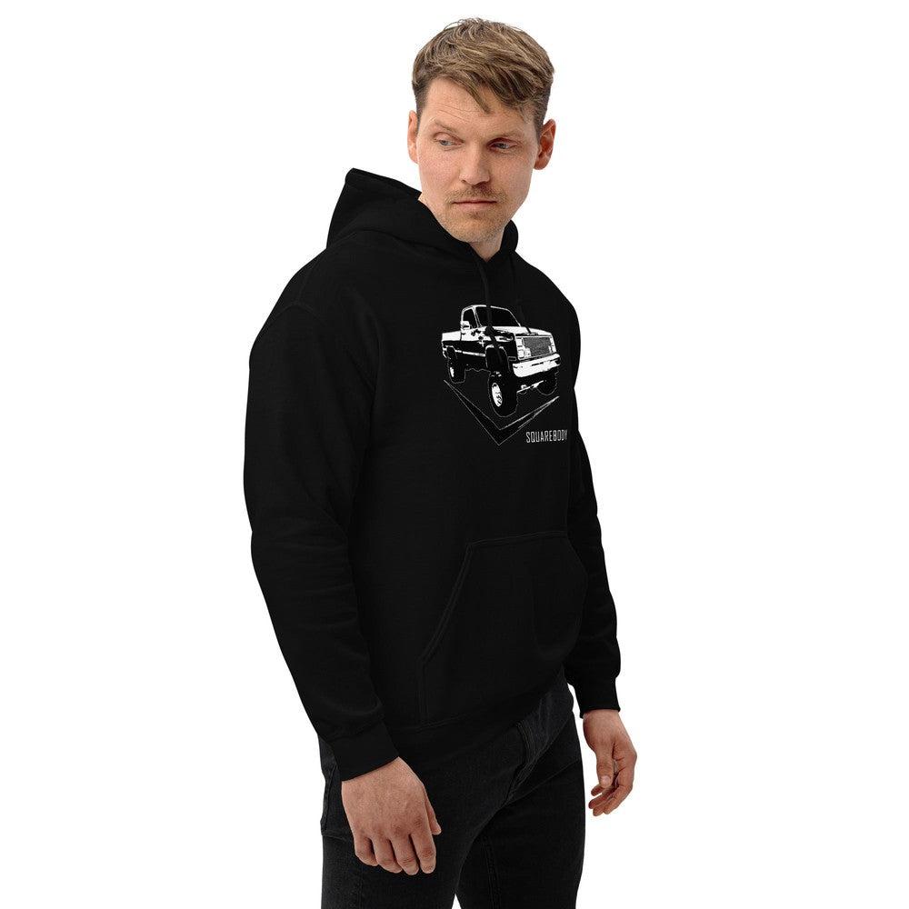 Lifted 80's K10 Square Body Hoodie modeled in black