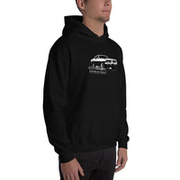 Thumbnail for 1969 Charger Hoodie modeled in black