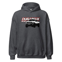 Thumbnail for Duramax Hoodie Sweatshirt - Aggressive Thread Diesel Truck T-Shirts