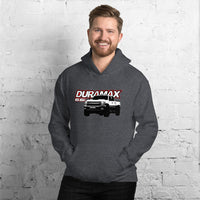 Thumbnail for Duramax Hoodie Sweatshirt - Aggressive Thread Diesel Truck T-Shirts