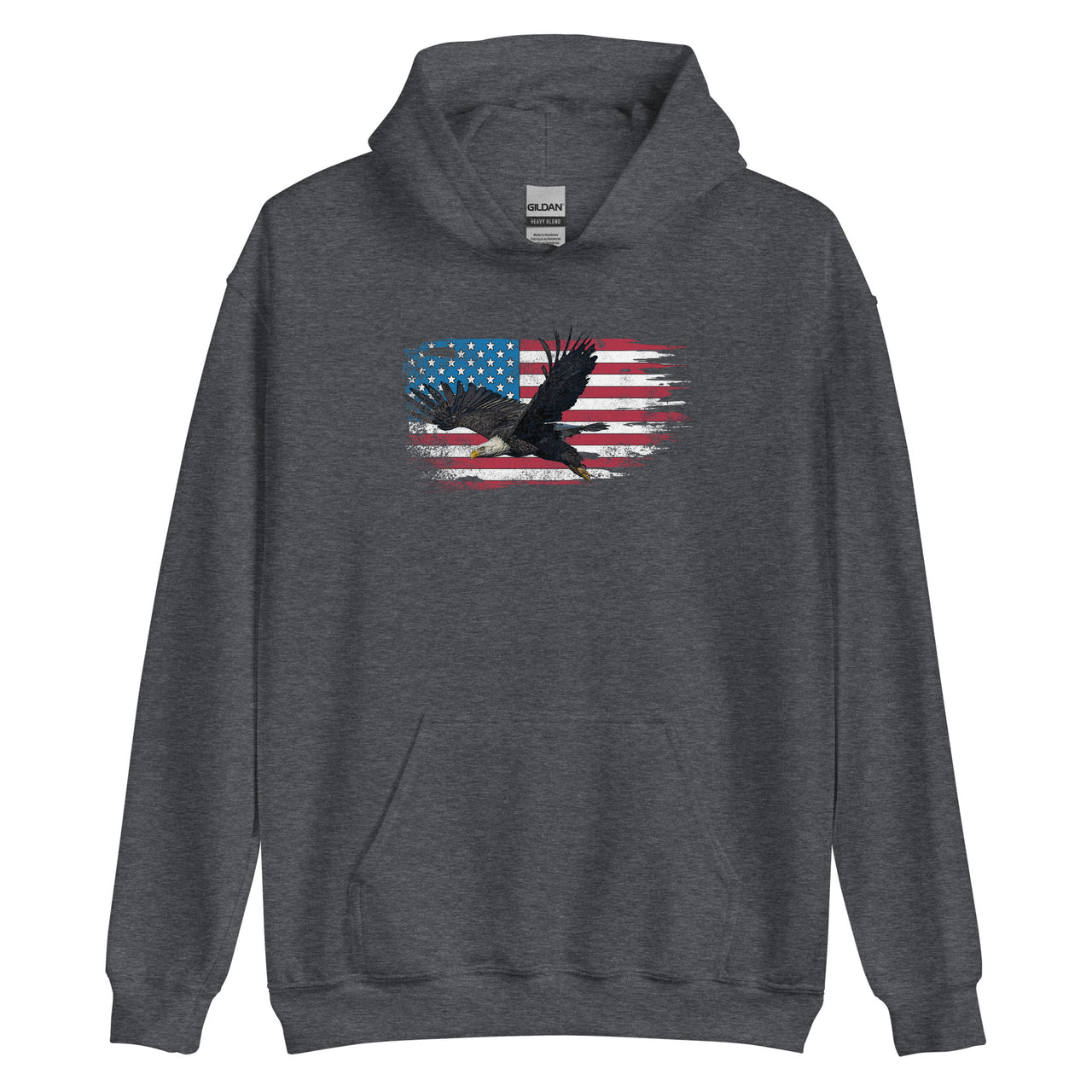 American Flag Bald Eagle Unisex Hoodie