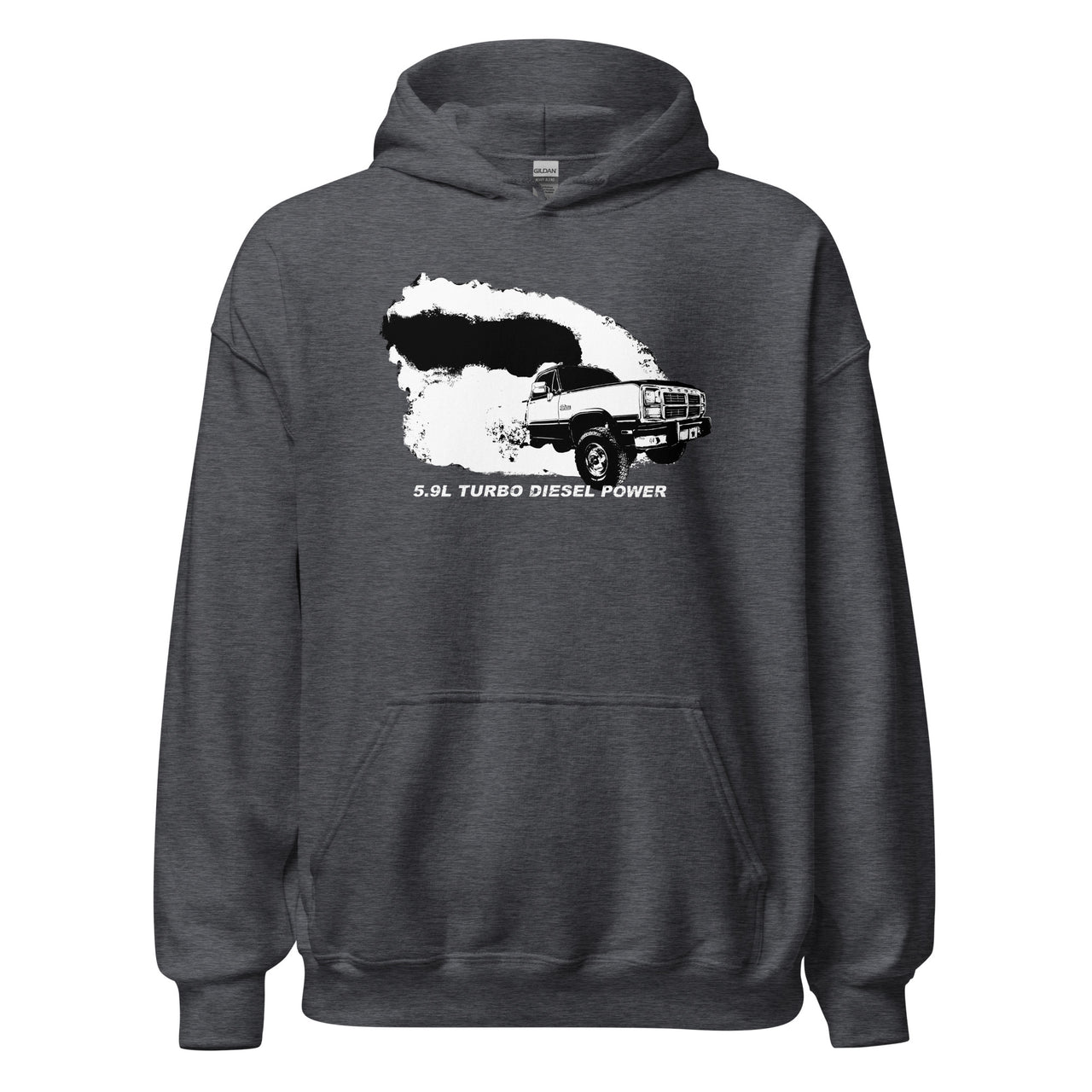 1st Gen Truck Hoodie Diesel Burnout Rolling Coal Sweatshirt