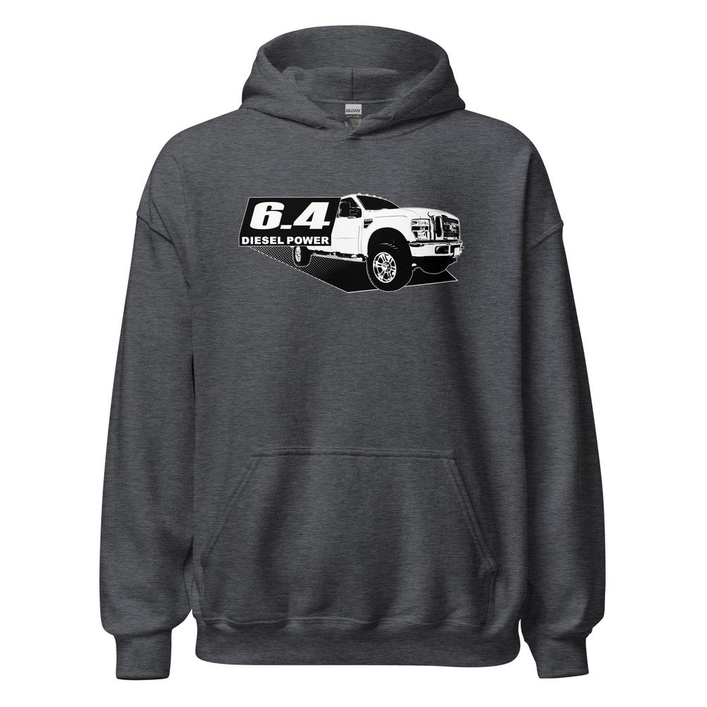 6.4 Powerstroke Hoodie in grey