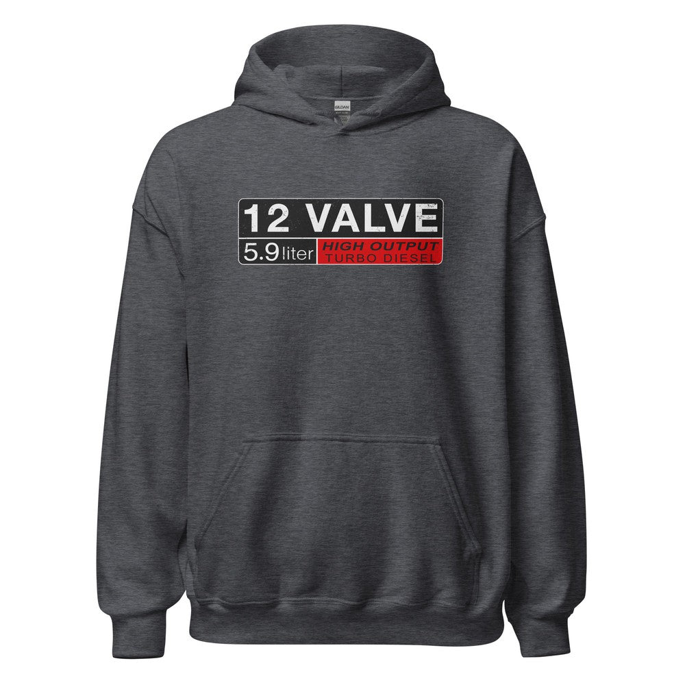 12v diesel 1st gen ram / second gen ram hoodie in grey