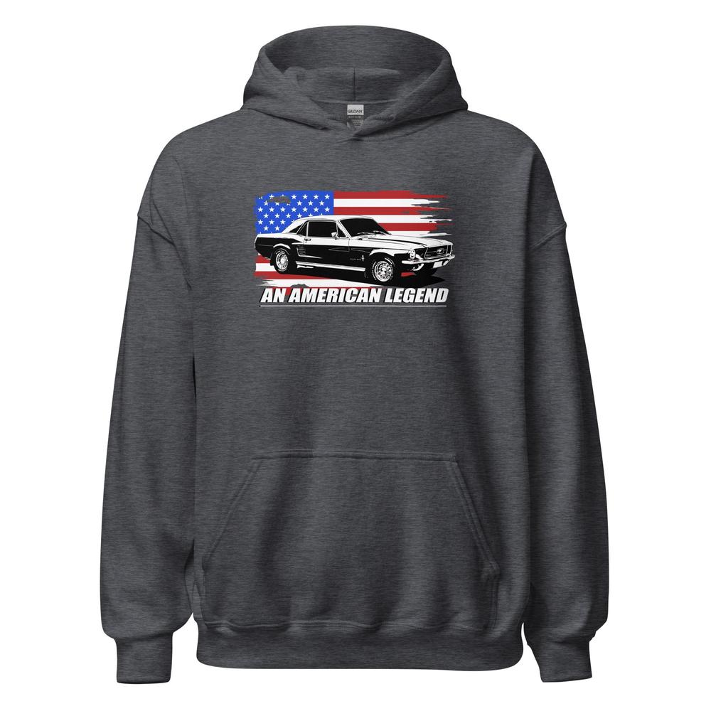 67 Fastback Hoodie Sweatshirt in grey