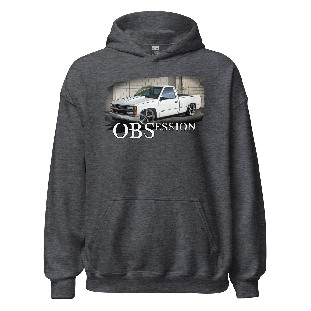 OBS Truck Hoodie Lowered C1500 in dark heather