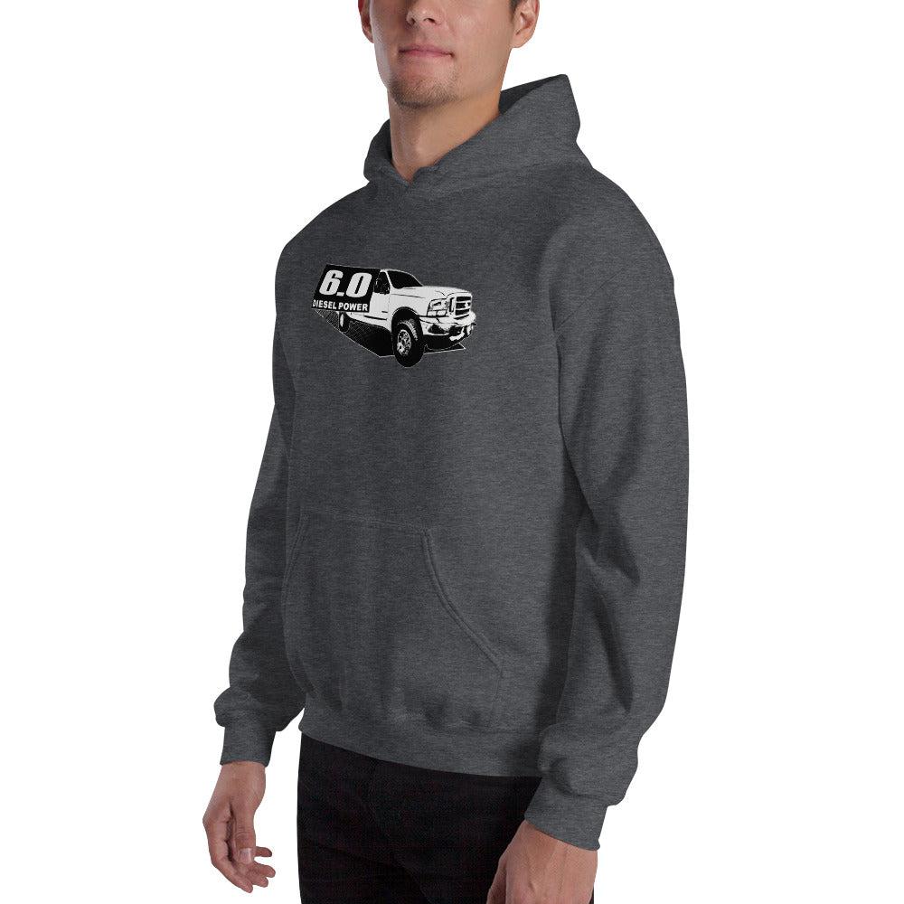 6.0 Powerstroke Hoodie in grey
