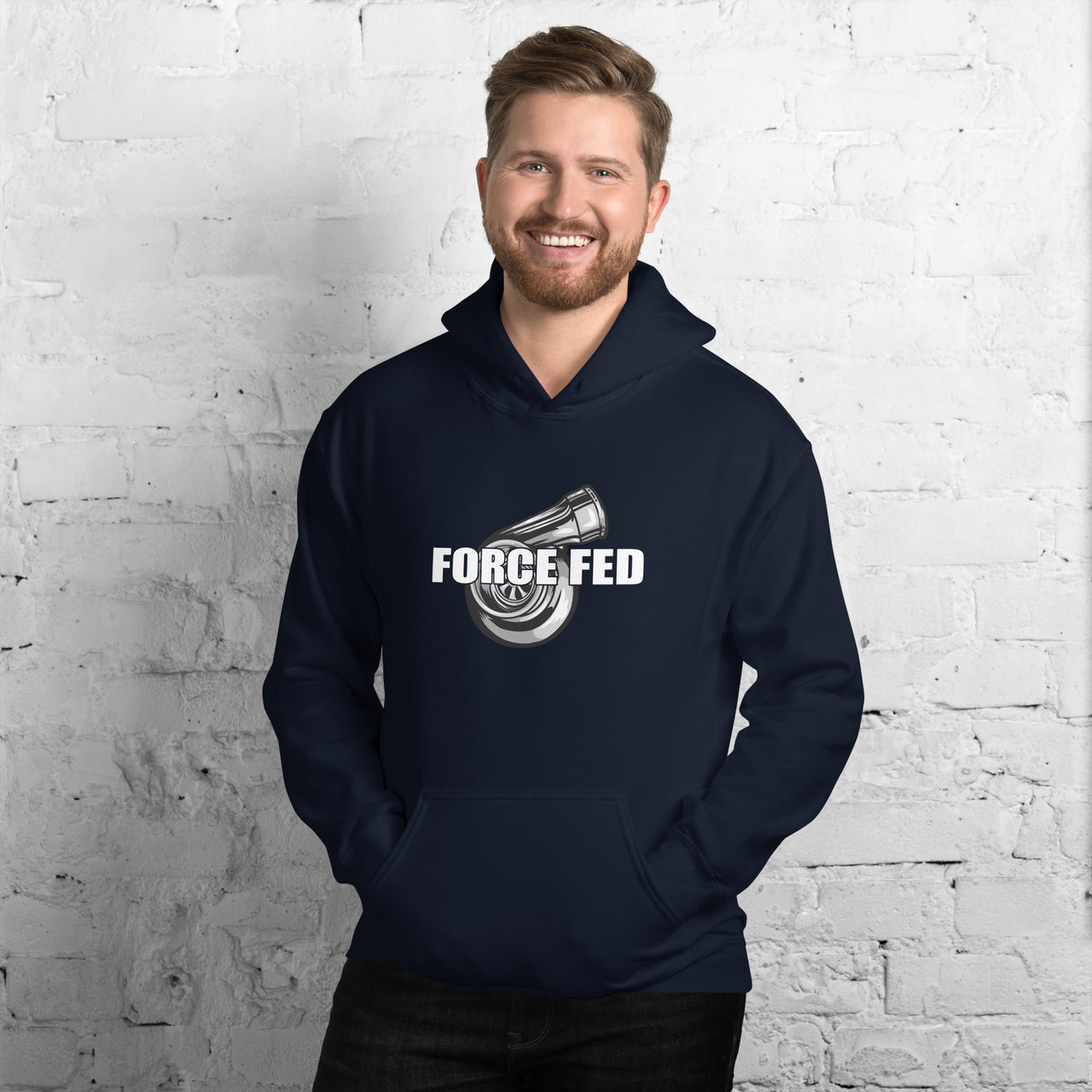 Turbo Hoodie For Car Guy Force Fed