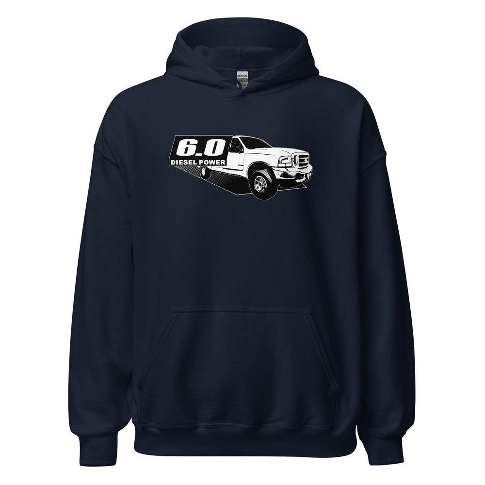6.0 Powerstroke Hoodie in navy