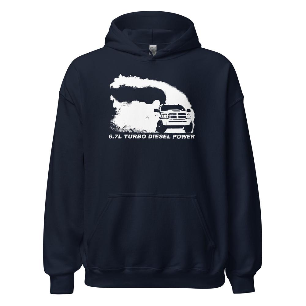 6.7l Diesel 3rd Gen Hoodie in navy