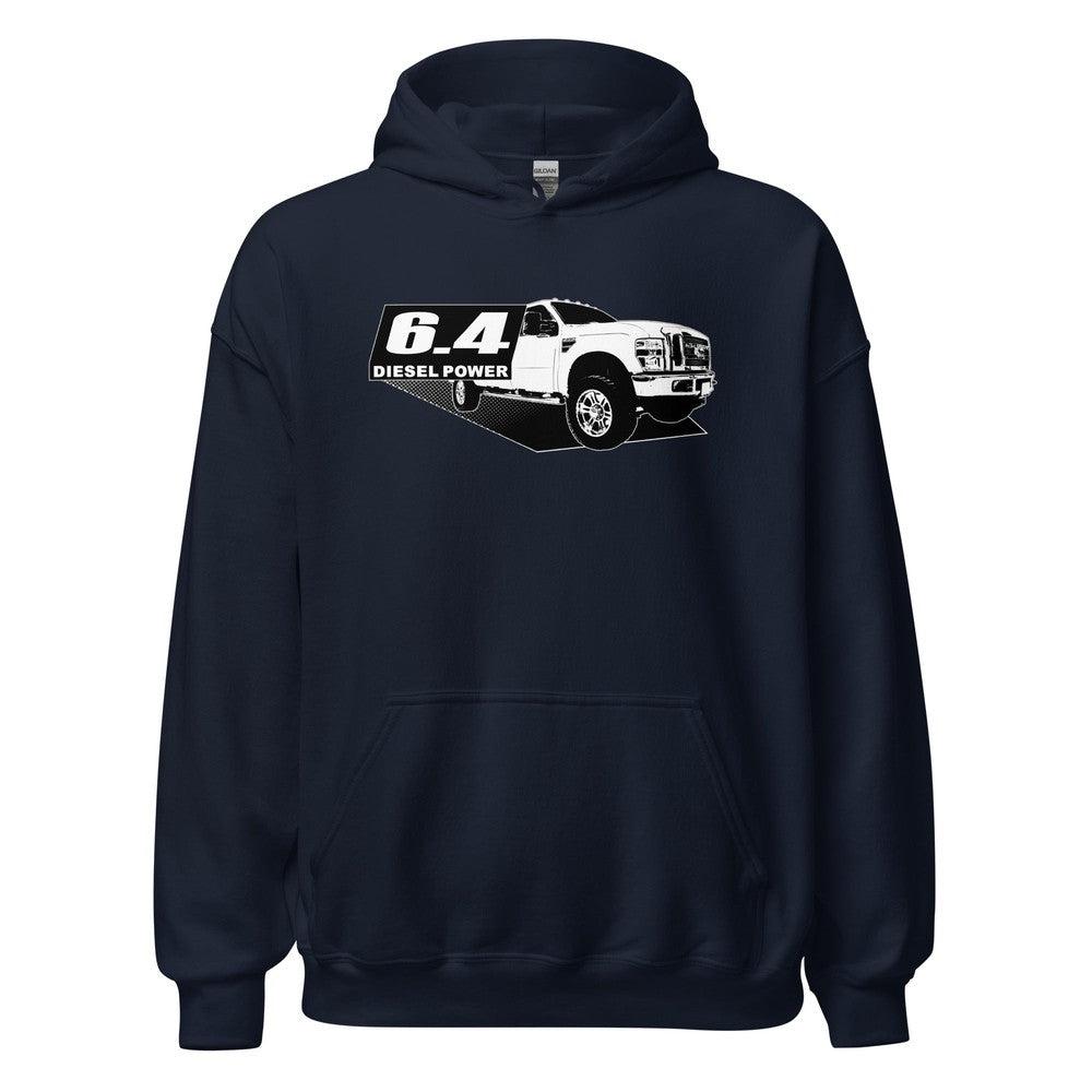6.4 Powerstroke Hoodie in navy