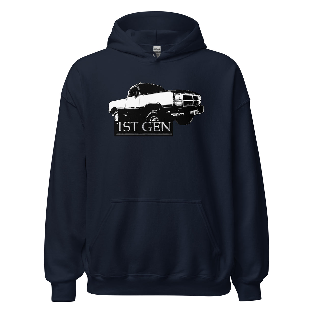 First Gen Dodge Ram Hoodie in navy