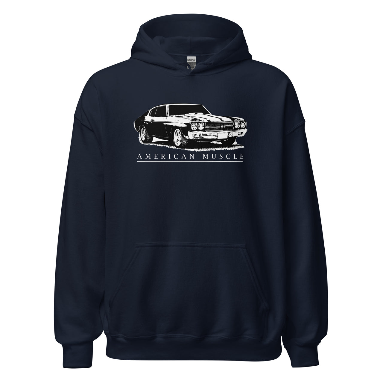 1970 Chevelle SS Hoodie in navy