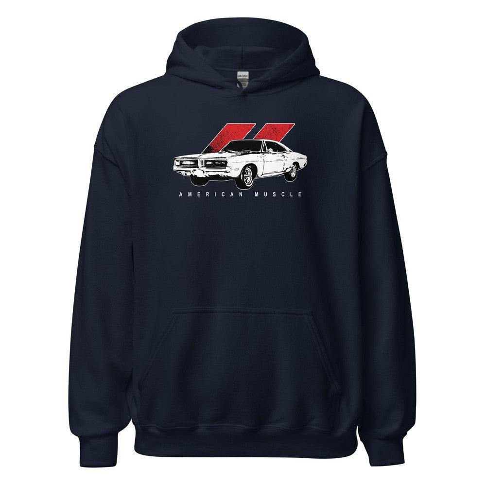 1969 Charger Hoodie in navy