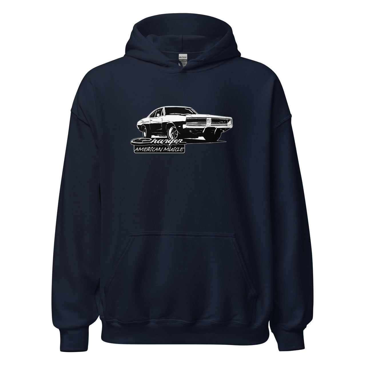1969 Charger Hoodie in navy