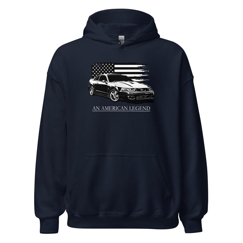 2004 Mustang Cobra Hoodie in navy