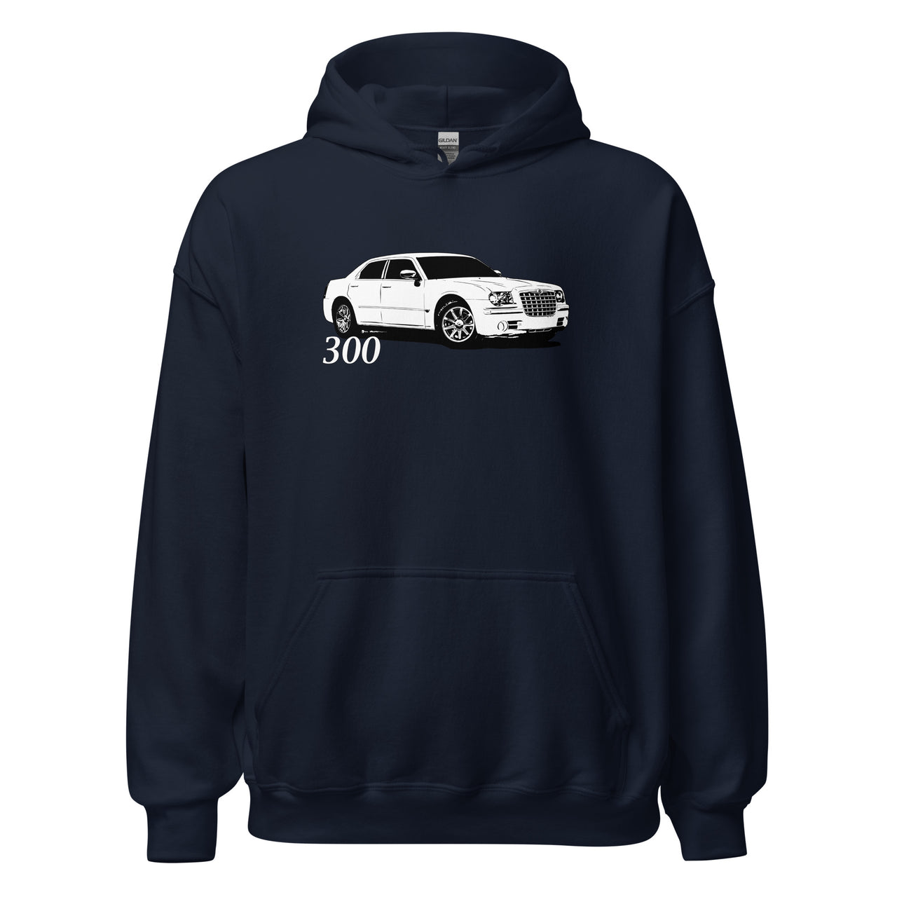 Early Chrysler 300 Hoodie in navy