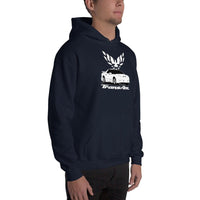 Thumbnail for 4th Gen 1993-1997 Trans Am Hoodie modeled in navy
