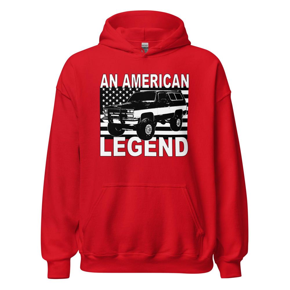 K5 Blazer Squarebody Hoodie in red