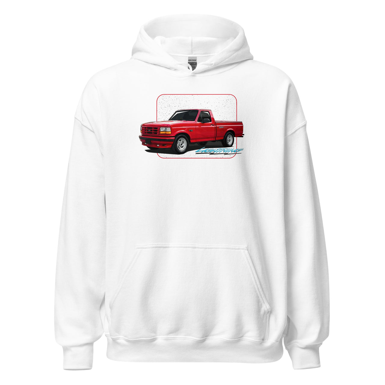 First Gen F150 Lightning Hoodie Sweatshirt in white