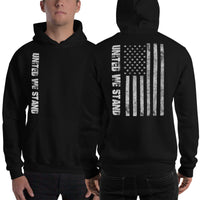 Thumbnail for United We Stand American Flag Hoodie From Aggressive Thread