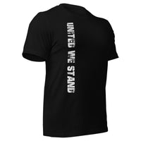 Thumbnail for United We Stand American Flag T-Shirt in blac front