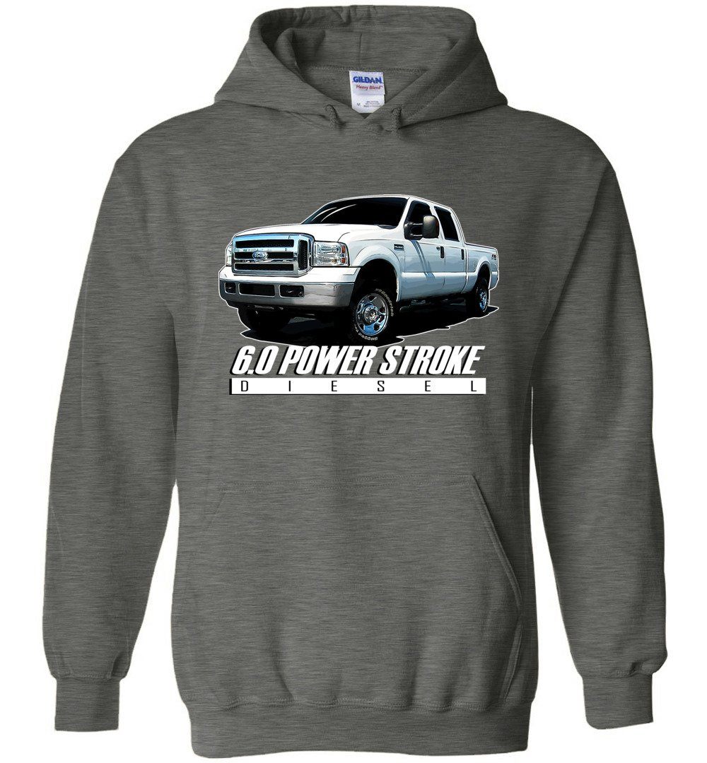 6.0 Power Stroke Hoodie | Powerstroke Shirt | Aggressive Thread Diesel Truck Apparel