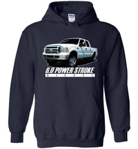 Thumbnail for 6.0 Power Stroke Hoodie | Powerstroke Shirt | Aggressive Thread Diesel Truck Apparel