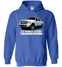 Thumbnail for 6.0 Power Stroke Hoodie | Powerstroke Shirt | Aggressive Thread Diesel Truck Apparel