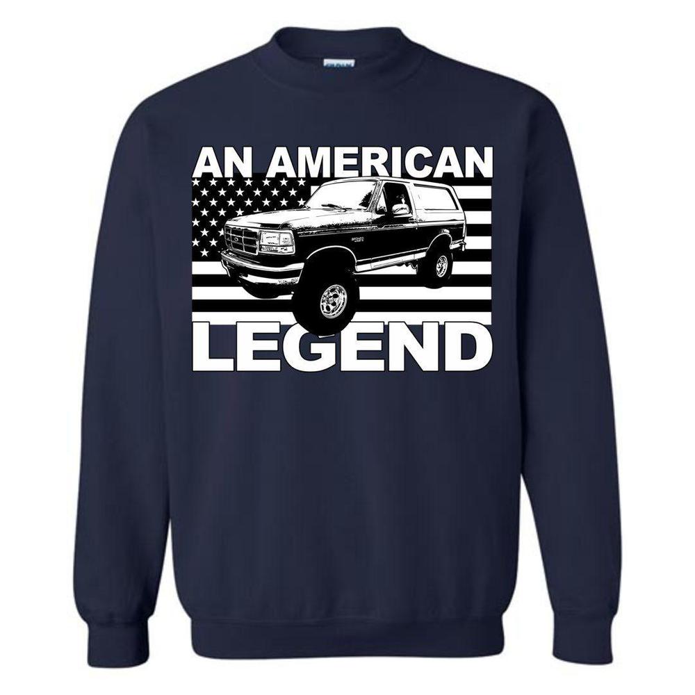 1988-1997 Ford Bronco Hoodie Sweatshirt from Aggressive Thread