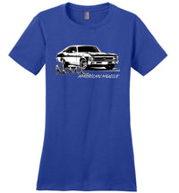 Thumbnail for Nova T-Shirt - Womens - American Muscle-In-Deep Royal-From Aggressive Thread