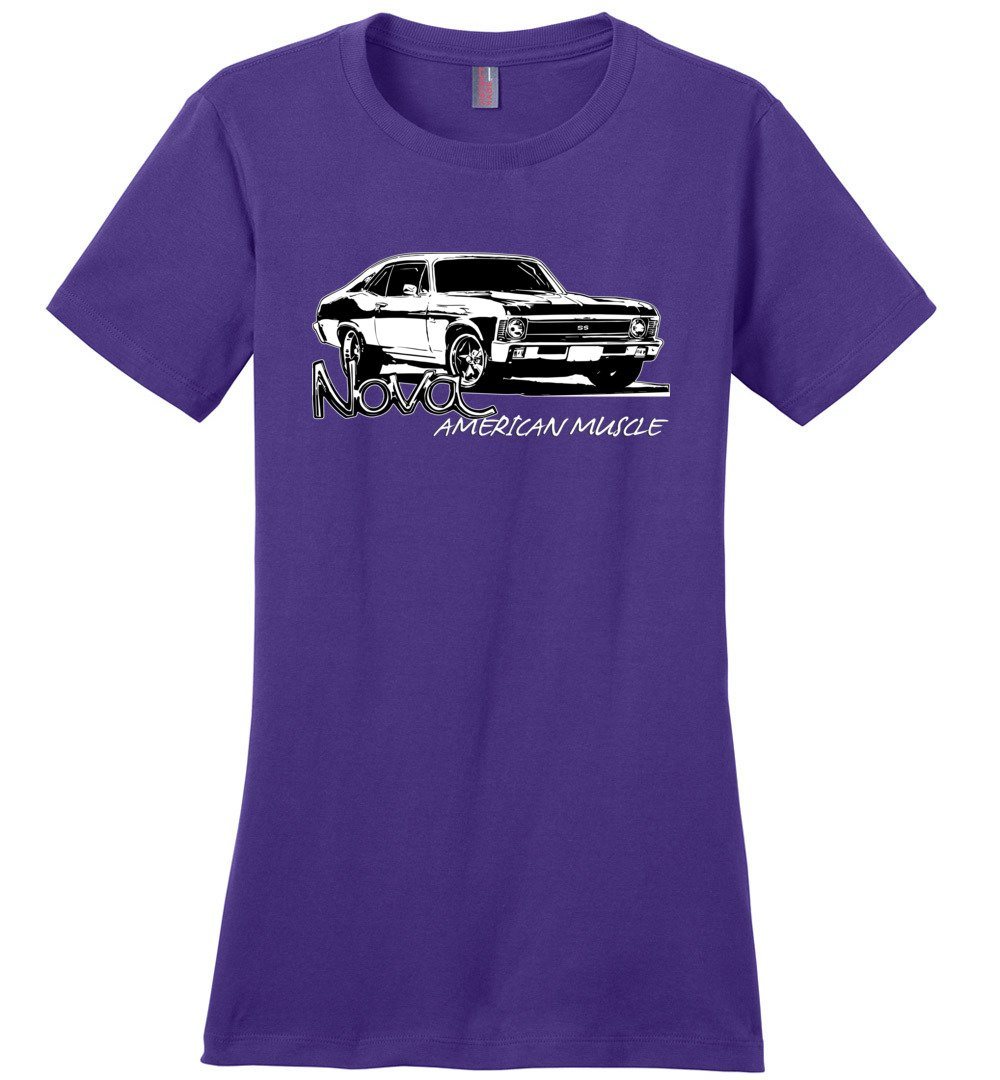 Nova T-Shirt - Womens - American Muscle-In-Purple-From Aggressive Thread